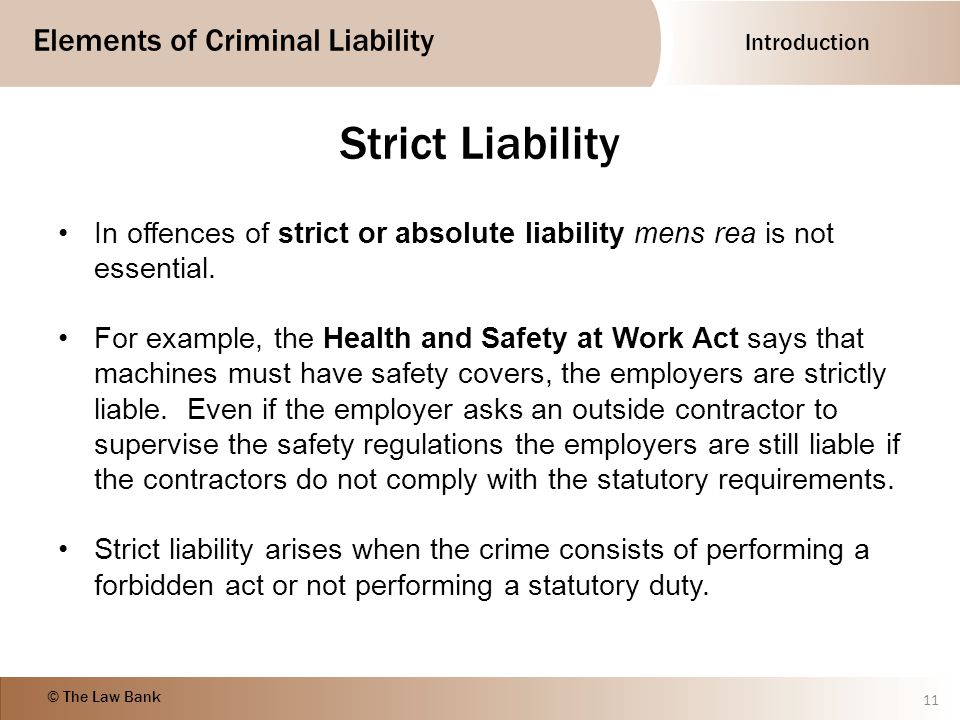 strict liability in criminal law pdf